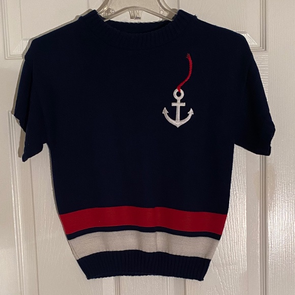 Nautical Blue Sweater. - Picture 1 of 5